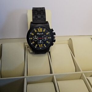 Black and Yellow Watch